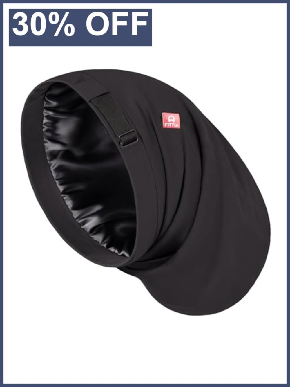 Large Satin Bonnet Dreadlock Loc Cap Adjustable Elastic Hair Care Sleep Cap
